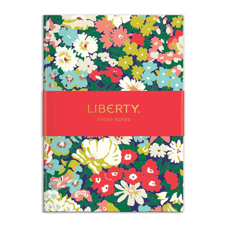 Liberty London is known for its floral and graphic prints and the offering of innovative and eclectic designs. The Liberty London Floral Sticky Notes Hard Cover Book from Galison features iconic floral patterns from Liberty London. This special hardcover set of sticky notes contains seven decorated pads in three different sizes for a total of 540 sticky notes.