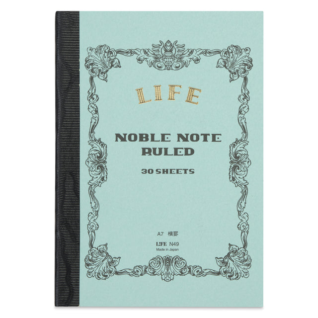 From the Noble Series, a product that embodies the philosophy of "manufacturing" that has continued since the company's founding. The smooth-writing main text paper is an original paper that is made with quality instructions from the manufacturing stage onwards. All of these are Life's pride and joy, created with those who love to write in mind. It&nbsp;is smooth to the touch, and the ink does not bleed or show through.

The sturdy and beautiful binding is carefully made one by one by artisans in Tokyo's do
