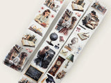 Light Academia Kiss-cut PET Tape by CoraCreaCrafts