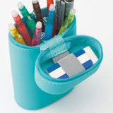 Lihit Lab Smart Fit Stand Pen Case Light Blue