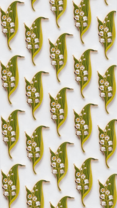 Lily-Of-The-Valley Enamel Pin