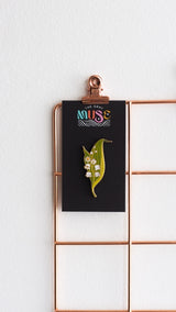 Lily-Of-The-Valley Enamel Pin