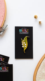 Lily-Of-The-Valley Enamel Pin