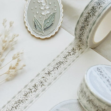 leelajournals Lily of the Valley Lace Washi Tape 15mm