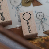 LCN Wooden Stamp - Magnifying Glass Large