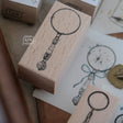 Lin Chia Ning Wooden Stamp - Magnifying Glass Large