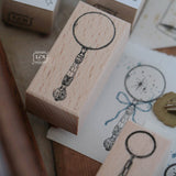 Lin Chia Ning Wooden Stamp - Magnifying Glass Large