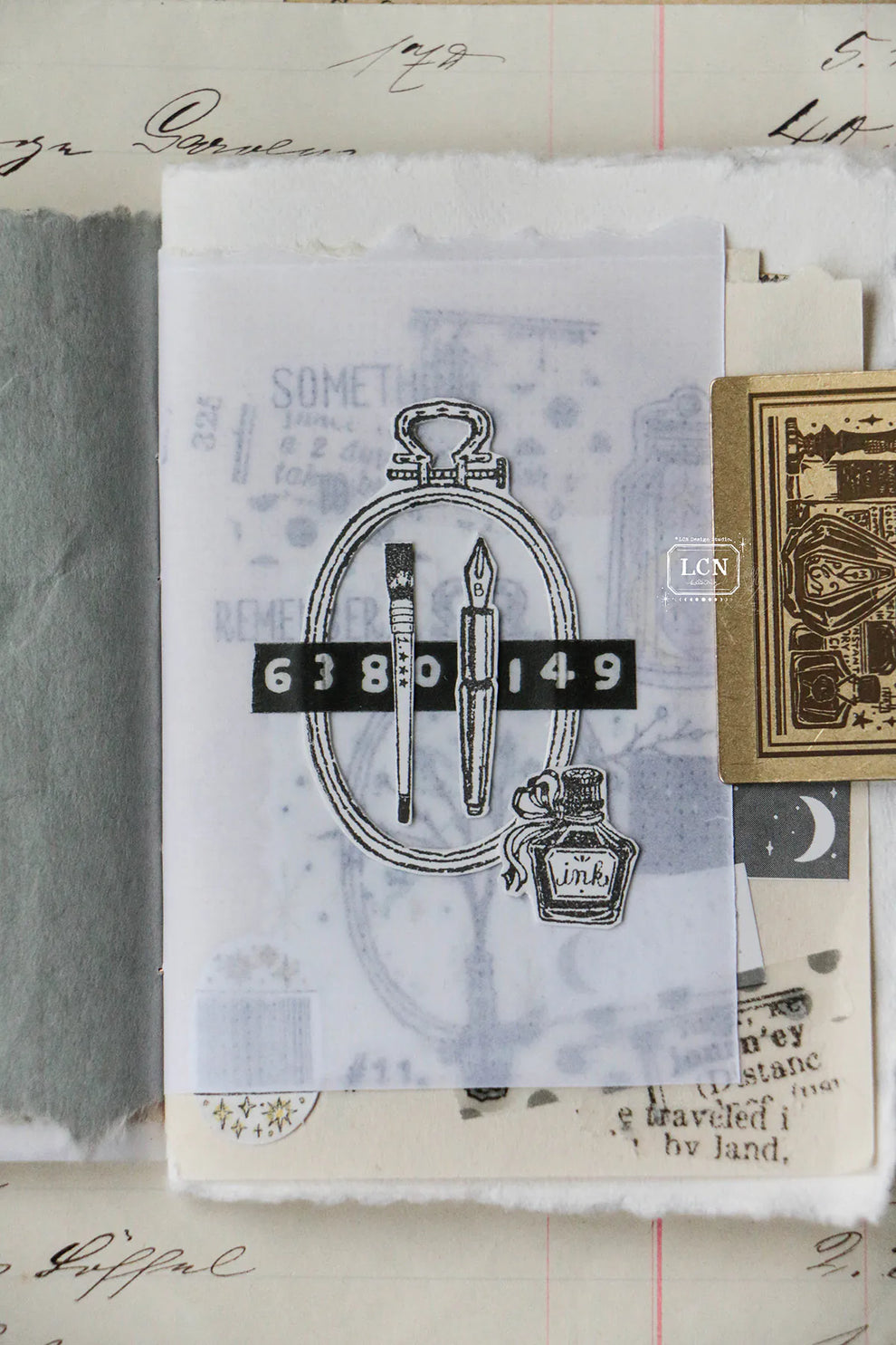 LCN Wooden Stamp - Embroidery Hoop
