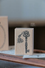 Lin Chia Ning Wooden Stamp - Skeleton Key