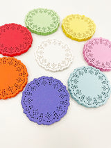 Doilies de jugo de naranja de 4,5" 100 unidades