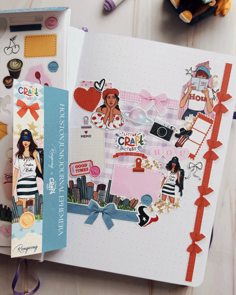 Rongrong X LCF Houston Junk Journal Ephemera Stickers