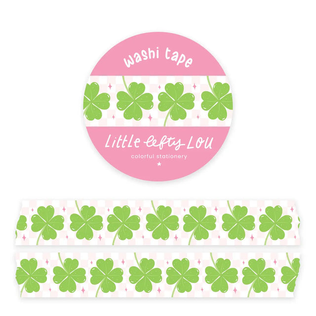 Little Lefty Lou Lucky Clover Washi