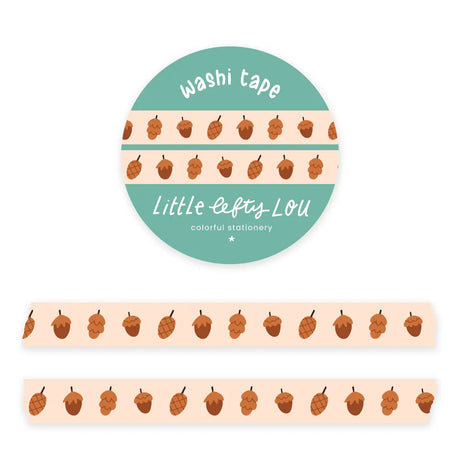 Little Lefty Lou Slim Acorns Washi