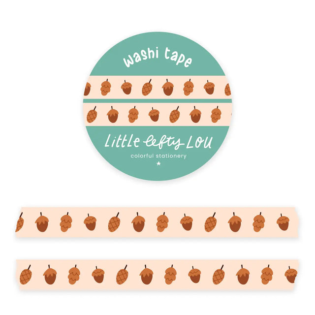 Little Lefty Lou Slim Acorns Washi