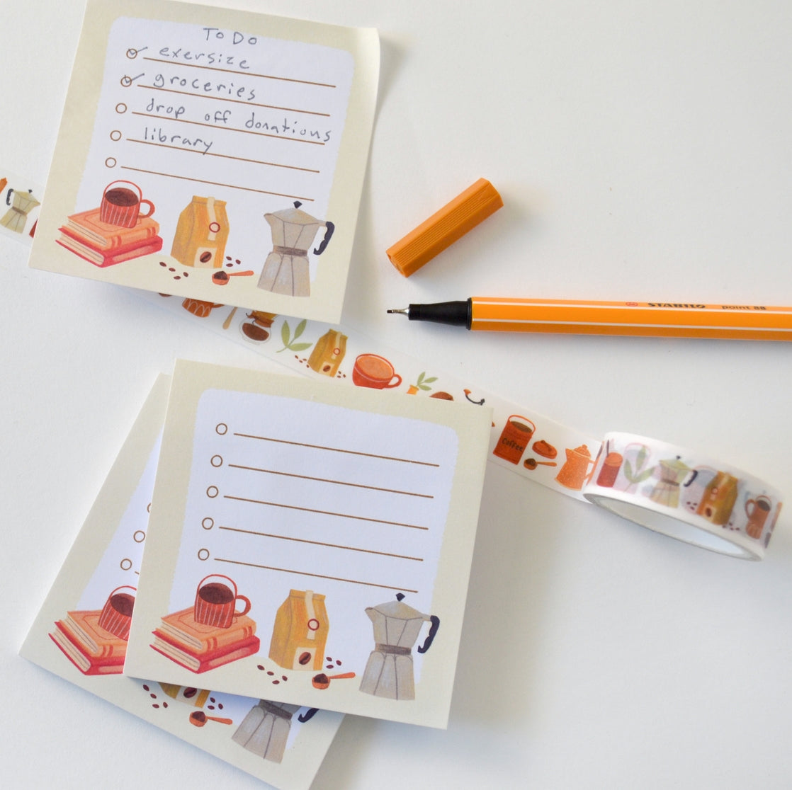 Julianna Swaney - Little List Coffee Sticky Notes