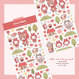 Cherry Rabbit - Little Red Riding Hood Sticker Sheet 086