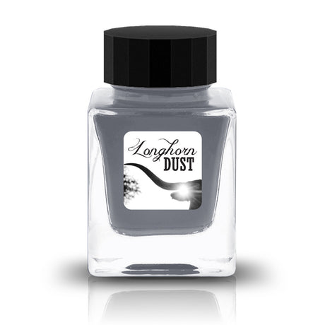 Inspired by the enduring spirit of the Texas longhorn, Longhorn Dust is a smoky blue‑gray that whispers strength. Understated yet commanding, it brings a quiet elegance to every stroke.