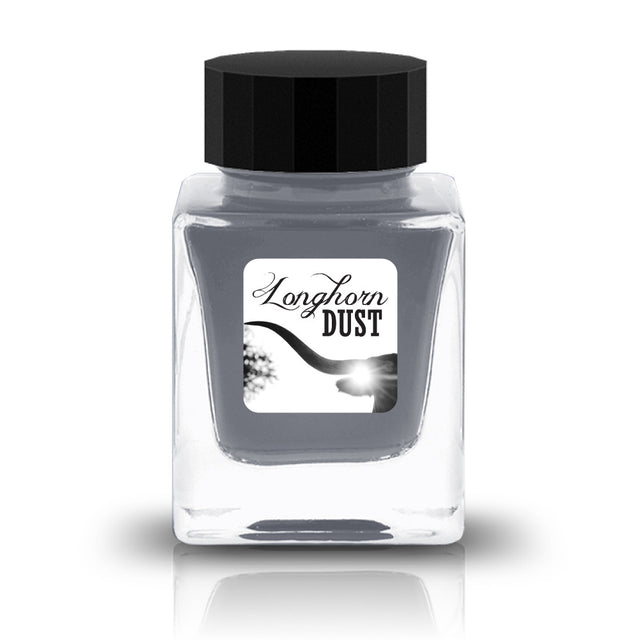 Inspired by the enduring spirit of the Texas longhorn, Longhorn Dust is a smoky blue‑gray that whispers strength. Understated yet commanding, it brings a quiet elegance to every stroke.