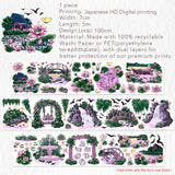 Build a world bathed in twilight magic with the Pre-cut Lotus Saga Wide Washi/PET Tape. As the sun sets, it casts a rosy spell over the entire garden, and this tape captures that exact moment of enchantment.

Brand: WT (The Washi Tape Shop)
Pre-cut Wide Washi/PET Tape
Size: 70mm×5m
Design Loop: 100cm
Material: Washi Tape / PET Clear Tape