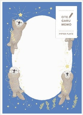 Papier Platz x Milina Memo Pad - Love Racco Otter