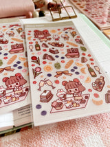 Cherry Rabbit - Lovely Picnic Sticker Sheet