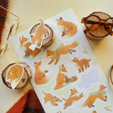 STICKII Lovely Little Foxes Sticker Sheet