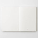 Crafted in Japan, this minimalist notebook is designed to enhance your writing experience. Inside, you'll find the high-quality Midori Diary (MD) paper, first developed in 1960 and refined ever since. Midori has rigorously tested this paper with various writing instruments to ensure quality, checking for ink feathering or bleeding, drying time, the smoothness of pen tips on the surface, and the tactile feel. The result is a paper that resists bleeding and feathering and is fountain-pen friendly, ensuring a 