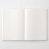 Crafted in Japan, this minimalist notebook is designed to enhance your writing experience. Inside, you'll find the high-quality Midori Diary (MD) paper, first developed in 1960 and refined ever since. Midori has rigorously tested this paper with various writing instruments to ensure quality, checking for ink feathering or bleeding, drying time, the smoothness of pen tips on the surface, and the tactile feel. The result is a paper that resists bleeding and feathering and is fountain-pen friendly, ensuring a 