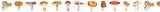 MT ex Washi Tape - Mushroom