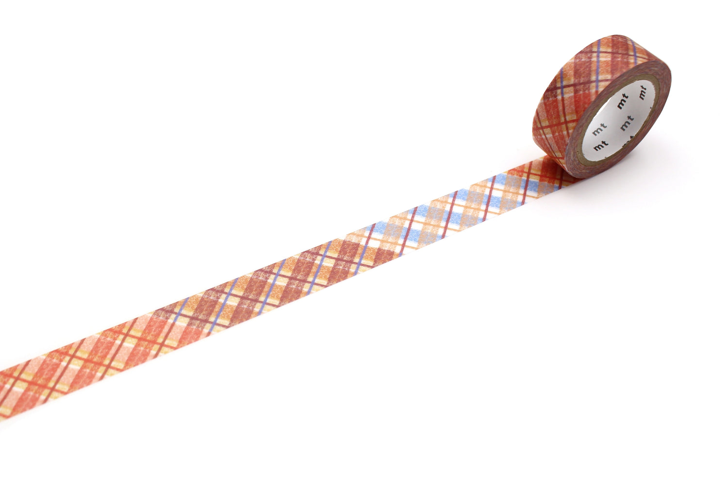 MT ex Washi Tape - Crayon Check

Mt is the original washi masking tape, made in Japan by kamoi kakoshi. Mt is colourful tape which is easy to tear by hand and reposition on nearly any surface. Write on it, layer it, and use it on paper, gifts, objects or the wall (mt won't damage paint - why not make a tape collage?)

Enjoy mt as a part of your daily life, adding a little color everywhere.

15mm x 7m (1.77"X16')

Includes one roll of washi tape