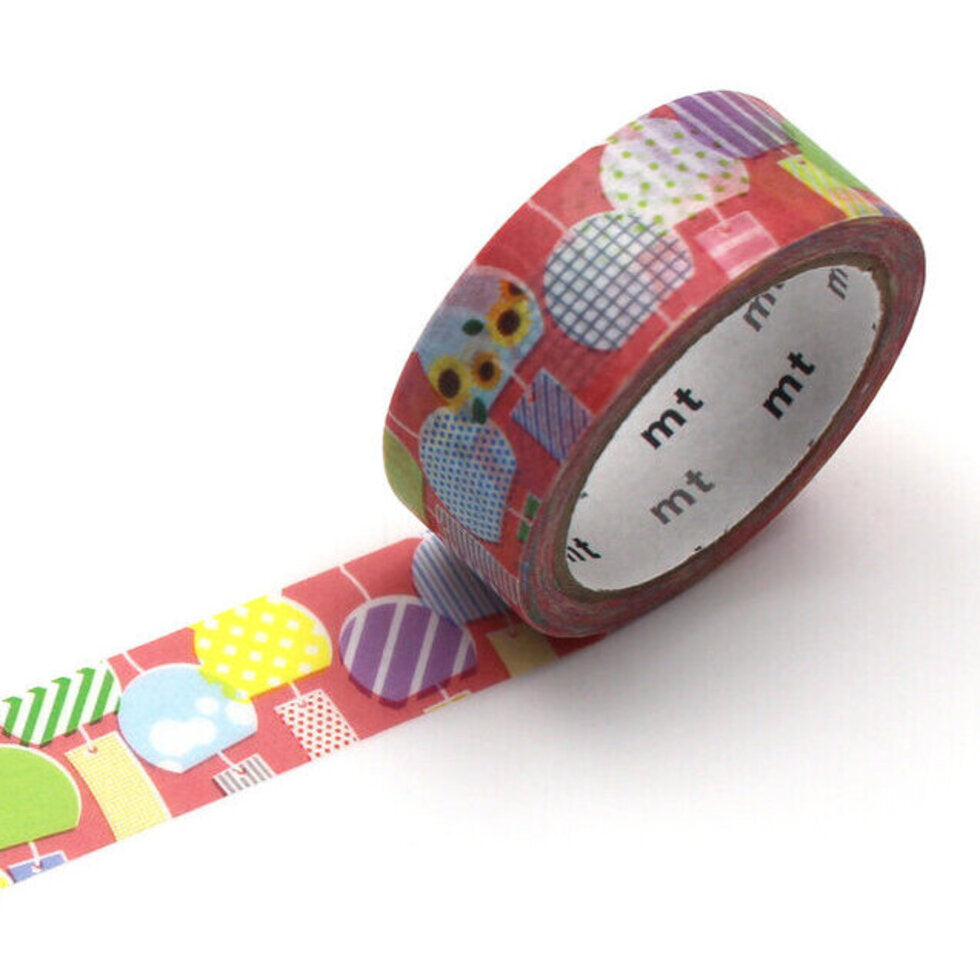 Washi MT con puntos de leche y fresa