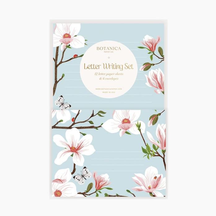 Botanica Paper Co. Letter Writing Set - Magnolia