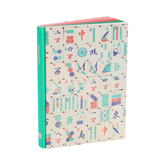 Beautifully designed with tactile Mahjong tile artwork on the front and back covers, this journal is perfect for lifelong players or those new to the game.

This lined journal features multi-colored pages that reflect the different colors of Mahjong tiles. Special features make the cover irresistible to the eye and to the touch, creating an outstanding hostess gift or special occasion present for Mahjong enthusiasts.

PORTABLE SIZE: This petite hardcover journal measures 5 x 7 in and features 176 multi-colo