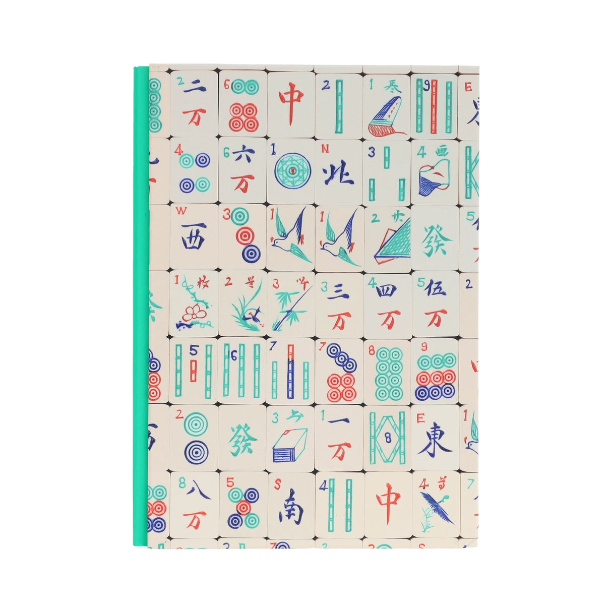 Beautifully designed with tactile Mahjong tile artwork on the front and back covers, this journal is perfect for lifelong players or those new to the game.

This lined journal features multi-colored pages that reflect the different colors of Mahjong tiles. Special features make the cover irresistible to the eye and to the touch, creating an outstanding hostess gift or special occasion present for Mahjong enthusiasts.

PORTABLE SIZE: This petite hardcover journal measures 5 x 7 in and features 176 multi-colo