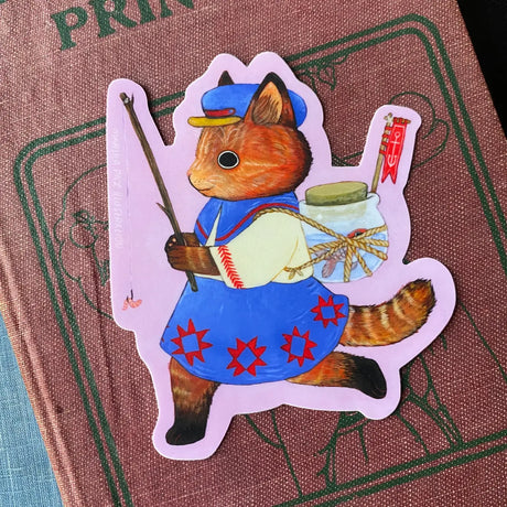 Marika Paz Vinyl Sticker - Fisher Cat