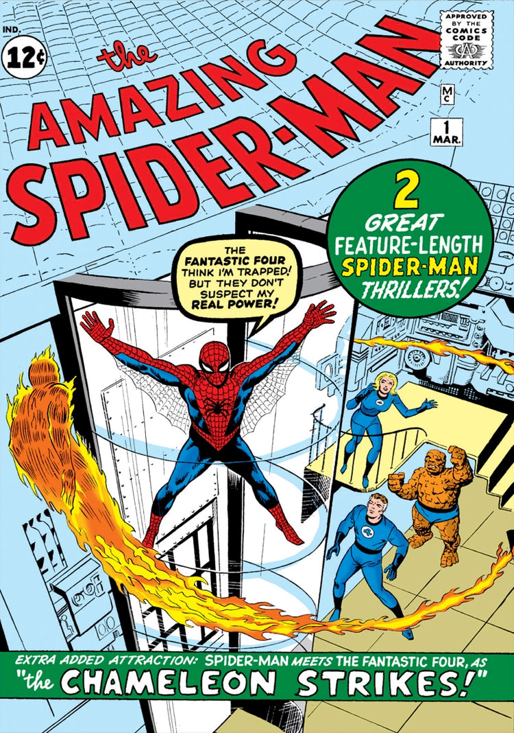 Perfect for Marvel fans of all ages, this collectible box of 100 postcards is a tribute Spider-Man through the comic book covers of his fan favorite adventures.

Celebrating the 60th anniversary of Spider-Man, these 100 unique collectible postcards feature iconic, web-slinging comic book covers from the 1960s to modern-day classics, including characters from across the Spider-Verse and covers by some of the all-time greatest Spider-Man artists.