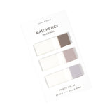 Cloth & Paper - Matchstick Page Flag Set - Quartz/Beignet/Champagne Vol 6