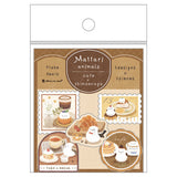 Mattari Animals Relax Day Shimaenaga Flake Stickers