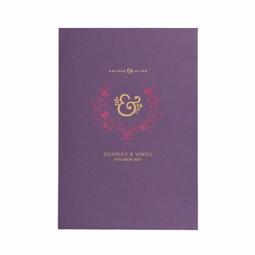 Archer and Olive Stickers: Berries & Vines