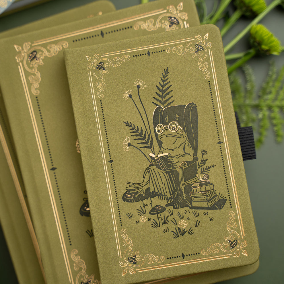 Archer and Olive Notebook: Literary Frog