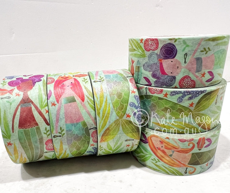 Kate Mason Artist - Mermaid Washi Tape