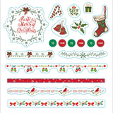 Libro de pegatinas navideñas