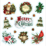 Libro de pegatinas navideñas