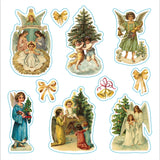 Libro de pegatinas navideñas