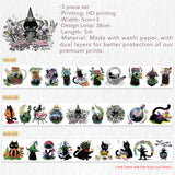 Midnight Mischief Washi Tape Sticker Set