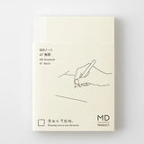 Crafted in Japan, this minimalist notebook is designed to enhance your writing experience. Inside, you'll find the high-quality Midori Diary (MD) paper, first developed in 1960 and refined ever since. Midori has rigorously tested this paper with various writing instruments to ensure quality, checking for ink feathering or bleeding, drying time, the smoothness of pen tips on the surface, and the tactile feel. The result is a paper that resists bleeding and feathering and is fountain-pen friendly, ensuring a 