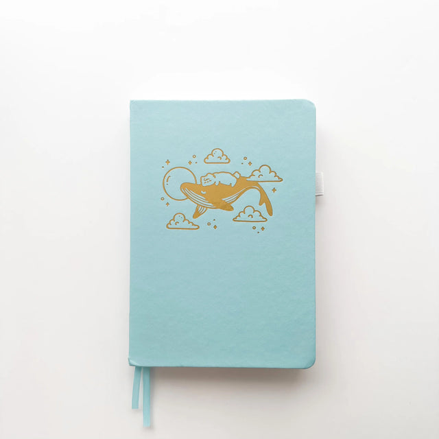 Soft pastel vegan leather bullet journal with delicate gold foil details, made to make your everyday planning feel a little more special ✨

Product Details:

Size: A5 (5.70 x 8.26 inches)
160 Dotted Grid Pages (5 x 5 mm)
2 Bookmarks
Elastic Band and Pen Holder
Expandable storage compartment