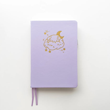 Soft pastel vegan leather bullet journal with delicate gold foil details, made to make your everyday planning feel a little more special ✨

Product Details:

Size: A5 (5.70 x 8.26 inches)
160 Dotted Grid Pages (5 x 5 mm)
2 Bookmarks
Elastic Band and Pen Holder
Expandable storage compartment