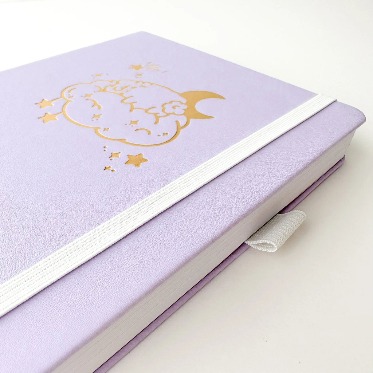 Soft pastel vegan leather bullet journal with delicate gold foil details, made to make your everyday planning feel a little more special ✨

Product Details:

Size: A5 (5.70 x 8.26 inches)
160 Dotted Grid Pages (5 x 5 mm)
2 Bookmarks
Elastic Band and Pen Holder
Expandable storage compartment