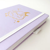 Soft pastel vegan leather bullet journal with delicate gold foil details, made to make your everyday planning feel a little more special ✨

Product Details:

Size: A5 (5.70 x 8.26 inches)
160 Dotted Grid Pages (5 x 5 mm)
2 Bookmarks
Elastic Band and Pen Holder
Expandable storage compartment